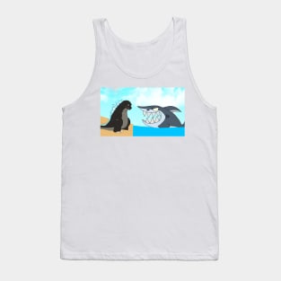 Gozilla art Tank Top